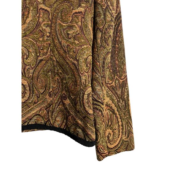 Vintage 90s Giancarlo Ferrari brocade jacket size 4 Y2k 90s Retro - Picture 5 of 7